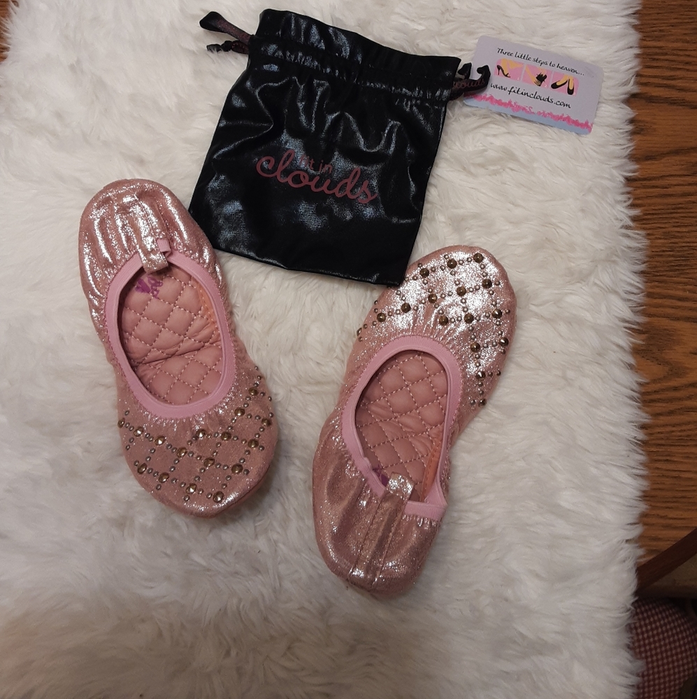 Pink "Clouds" Ballerino Flats NWT